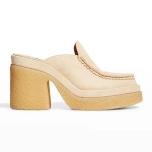 CHLOE Jamie Clog TAN SUEDE